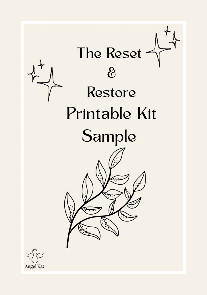 The Reset & Restore Mini Retreat Kit Sample
