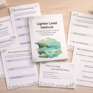 Reduce mental load  with "The Lighter Load Method "