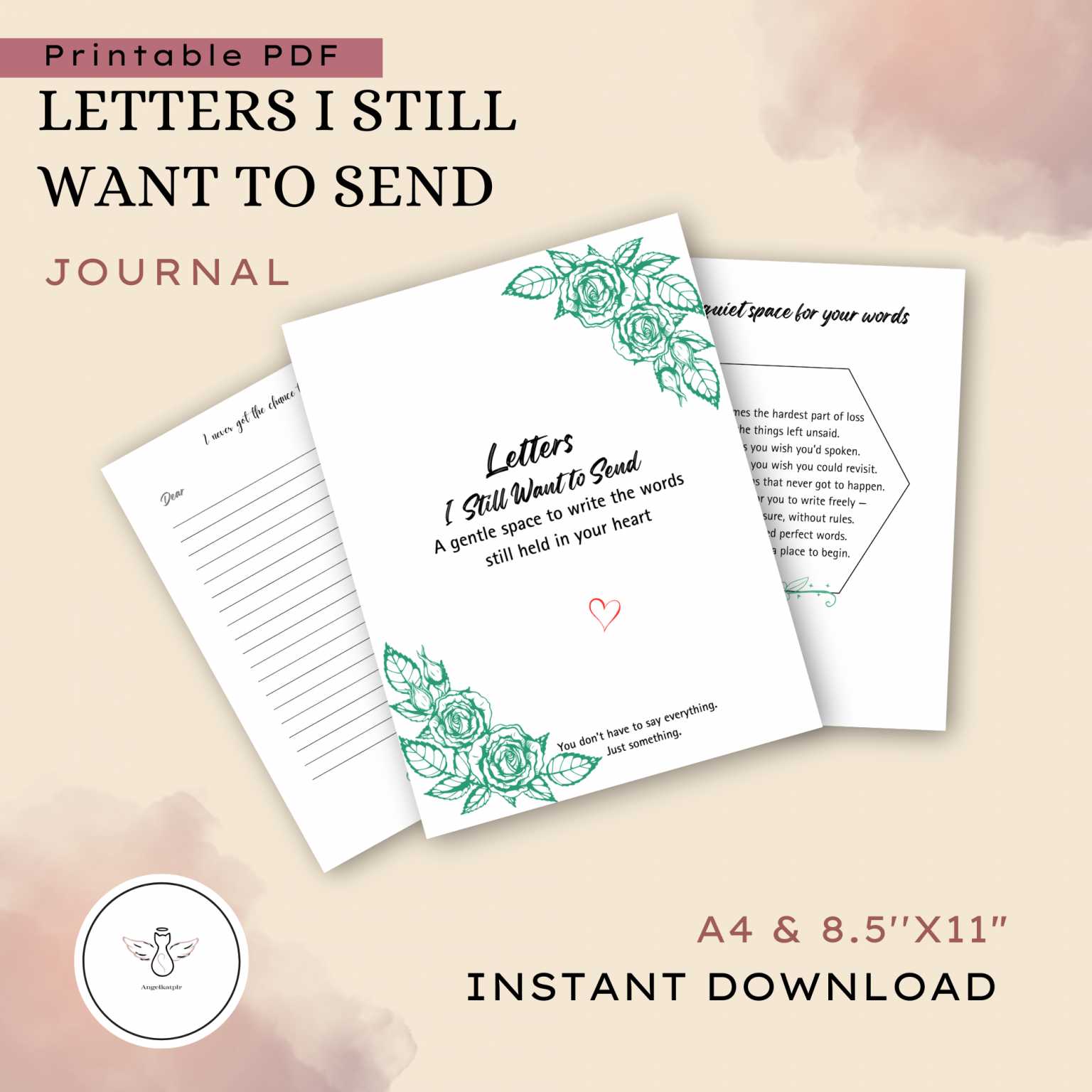Send It Lettering Letters I Still Want to Send - ANGELKATPLR